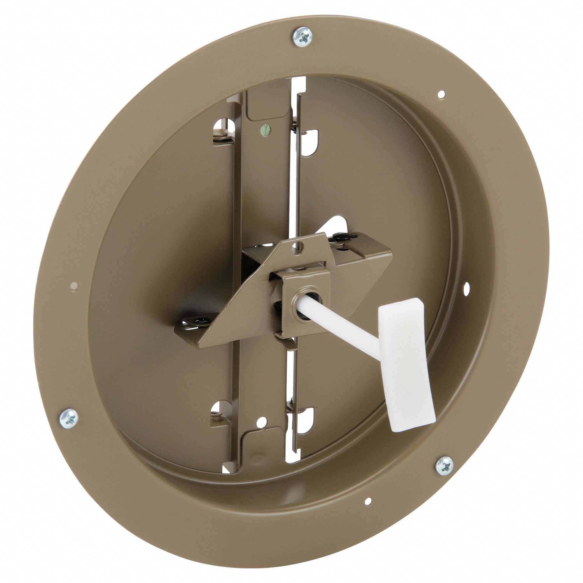 CONTROL DAMPER, FOR 6 IN NOMINAL DUCT DIAMETER, 7½ IN DIAMETER, CEILING MOUNTING - BROAD