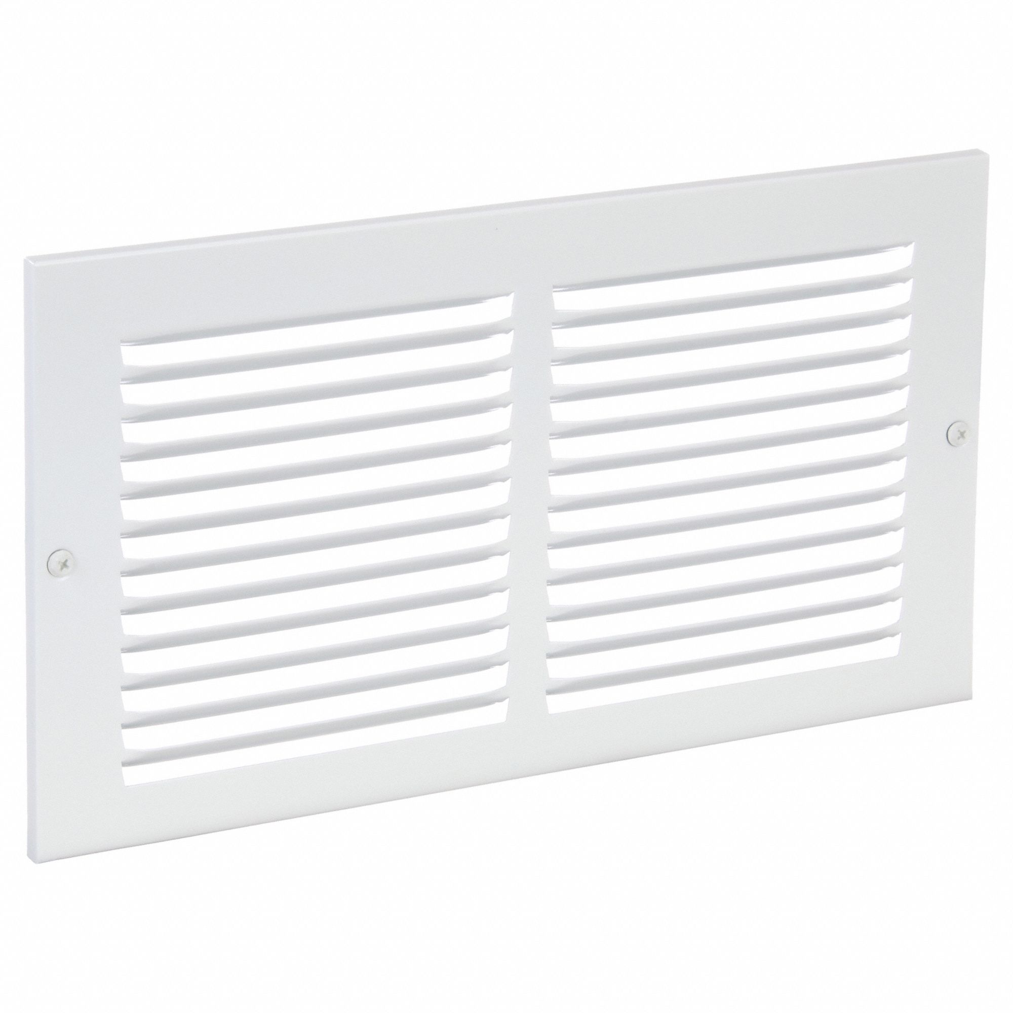 RETURN AIR GRILLE,6X12 IN,WHITE