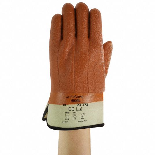 Insulated Gloves Ansell Winter Monkey Grip ACTIVARMR, 1, PR