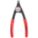 RETAINING RING PLIER, EXTERNAL/INTERNAL, FOR ⅜ IN TO 9/16 IN BORE DIA, 0.038 IN TIP DIA, 6 TO 8 IN