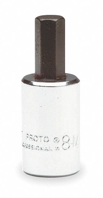 SOCKET HEX BIT SHORT 3/16X3/8DR