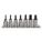 SOCKET SET HEX BIT SHT 3/8DR 7PCE