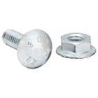 CABLE TRAY SCREW AND FLANGE NUT, STEEL, ZINC PLATED, ELECTRO ZINC, 50 PK