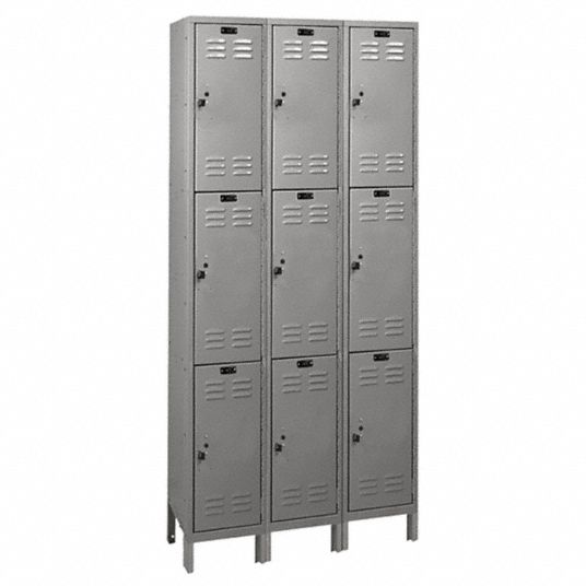 36 in x 15 in x 78 in, Louvered, Wardrobe Locker - 4VFL8|4VFL8 - Grainger