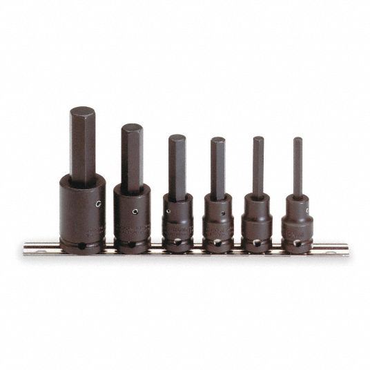 Jet 610340 PHB-1216C 16pc 1/2 Dr SAE Metric Hex Bit Impact Sockets