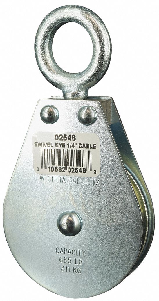 pulley block for rope