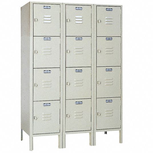 LYON, 36 in x 12 in x 54 in, 4 Tiers, Box Locker - 4JXH3|PP53523SU