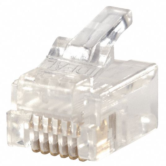 Modular Plug, Number of Contacts 4, Number of Positions 6, PK 25 - Grainger