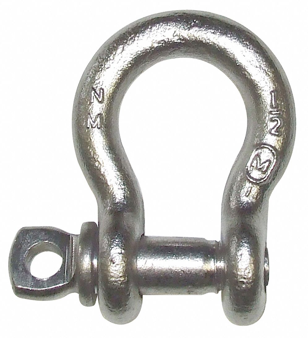 Anchor Shackle, Carbon Steel Body Material, Alloy Steel Pin