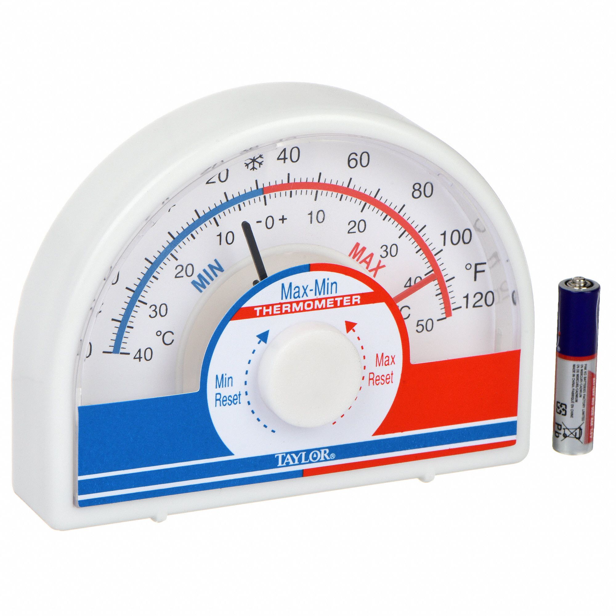 TAYLOR Analog Thermometer, 40 to 120 Degree F 4JZ085422 Grainger