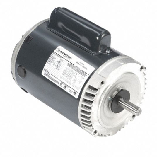 MARATHON MOTORS Jet Pump Motor: Open Dripproof, Face Mounting, 1 1/2 HP,  3,450 Nameplate RPM, B, 1