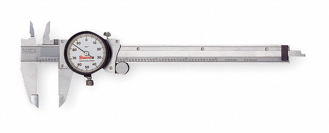 Dial Caliper, Range 0 to 150mm, Range per Revolution 2.0 mm, Long Form ...