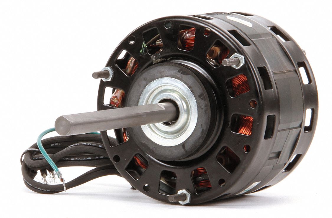 CENTURY Direct Drive Blower Motor: 1 Speed, Open Air-Over, Ring Mount ...