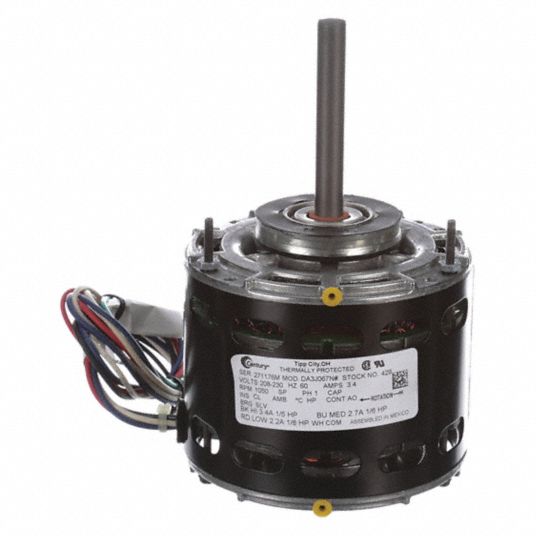 CENTURY, 3 Speed, Open Air-Over, Direct Drive Blower Motor - 4KA48|429 ...