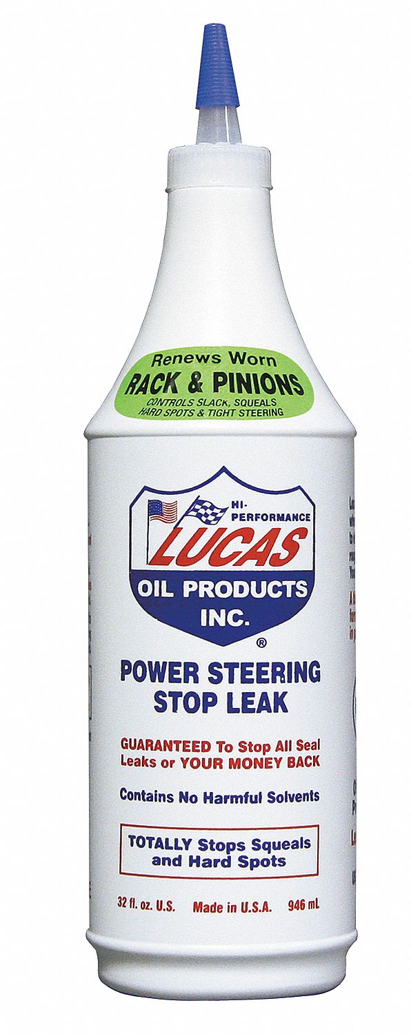 LUCAS OIL PRODUCTS Power Steering Stop Leak.32 Oz. 4KAX310011 Grainger