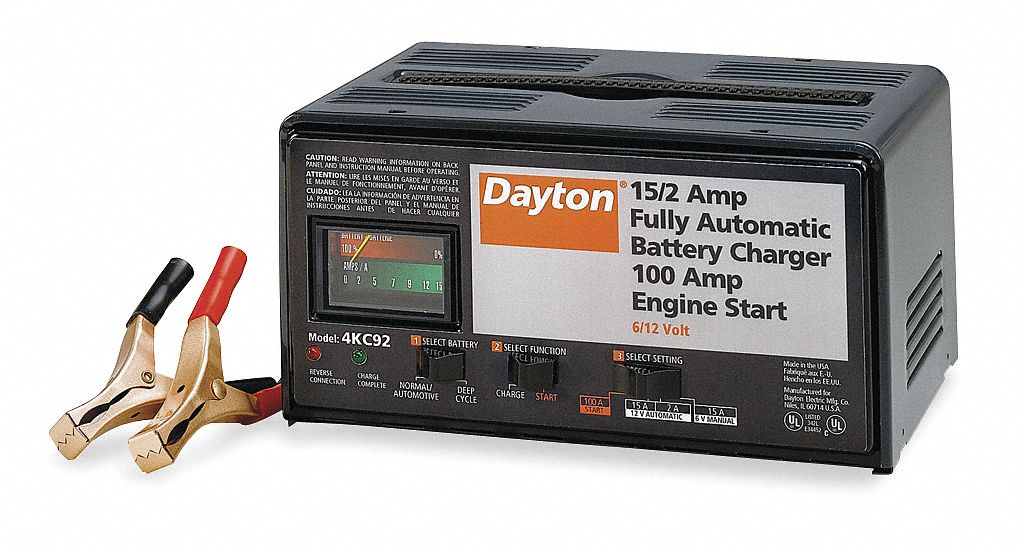 DAYTON Battery Charger - 4KC92|4KC92 - Grainger