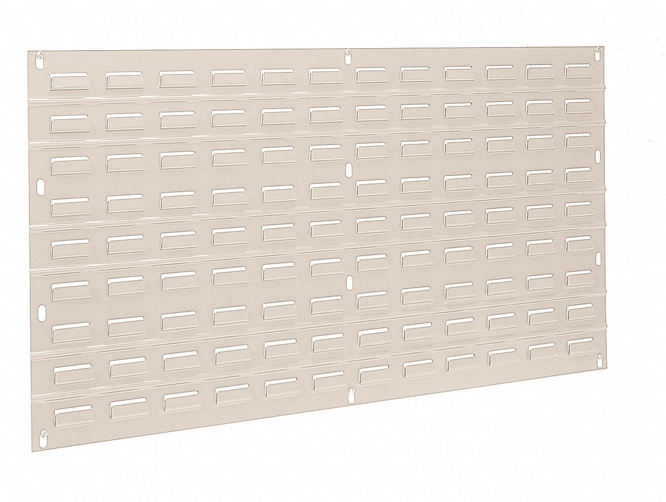Louvered Panel: 20 in x 36 in x 5/16 in, 1 Sides, 0 Bins, Beige