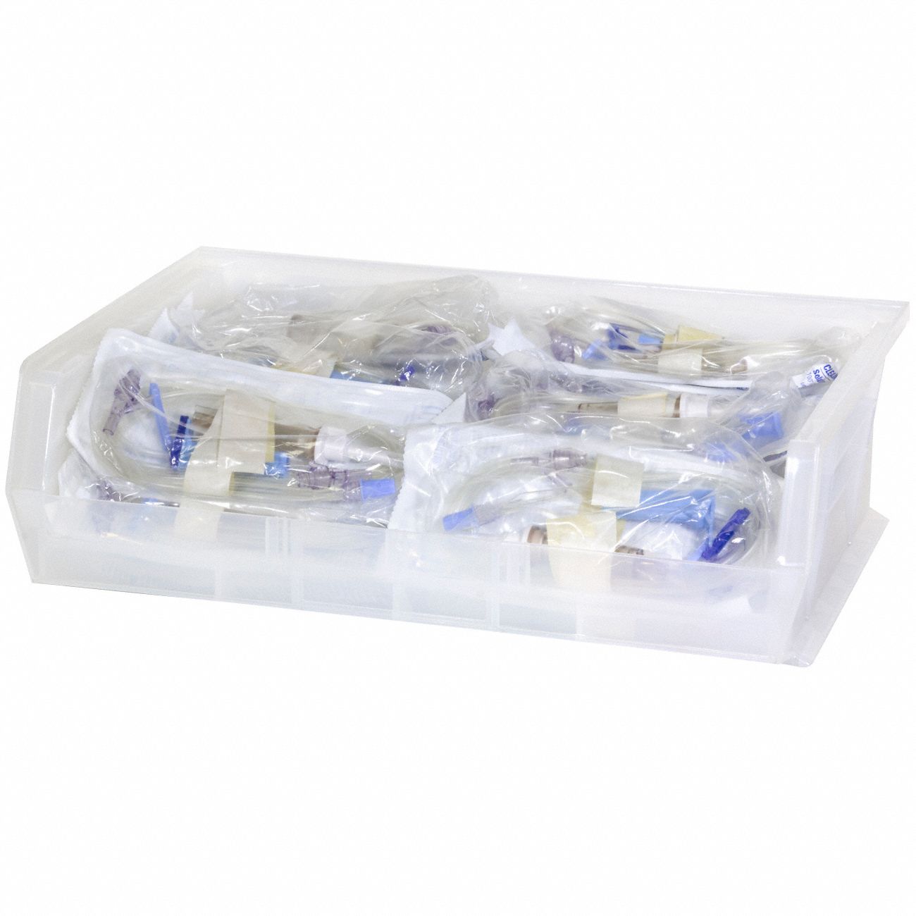 AKROMILS Hang and Stack Bin 16 1/2 in x 10 7/8 in x 5 in, Clear