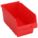 BIN SHELF RED 12 X 6 5/8 X 6