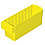 Drawer Bin,11-5/8x3-3/4x4-5/8 In,Yellow