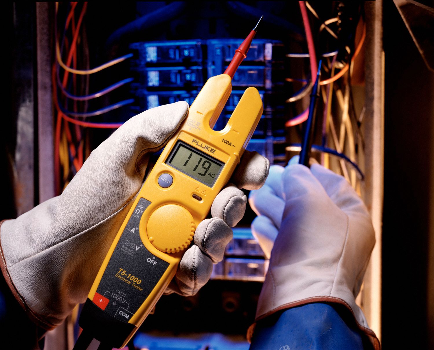 FLUKE Split Digital Clamp Meter, 0.5 in (13 mm) Jaw Capacity, CAT III