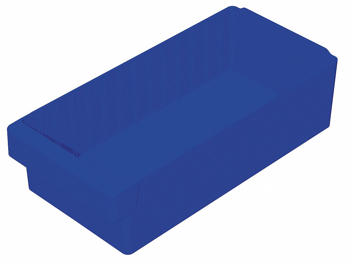 AKRO-MILS 31188BLU Drawer Bin,Blue,Polystyrene,4 5/8 in 4KFA1