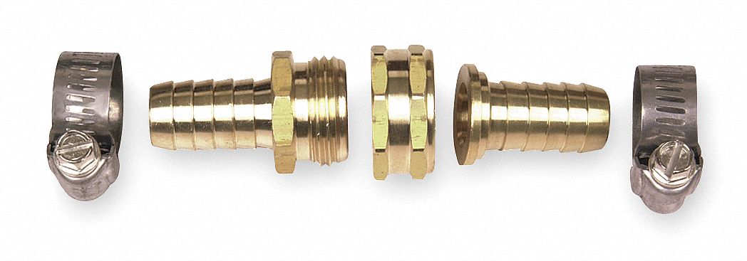 Westward Garden Hose Repair Fitting Fitting Material Brass X