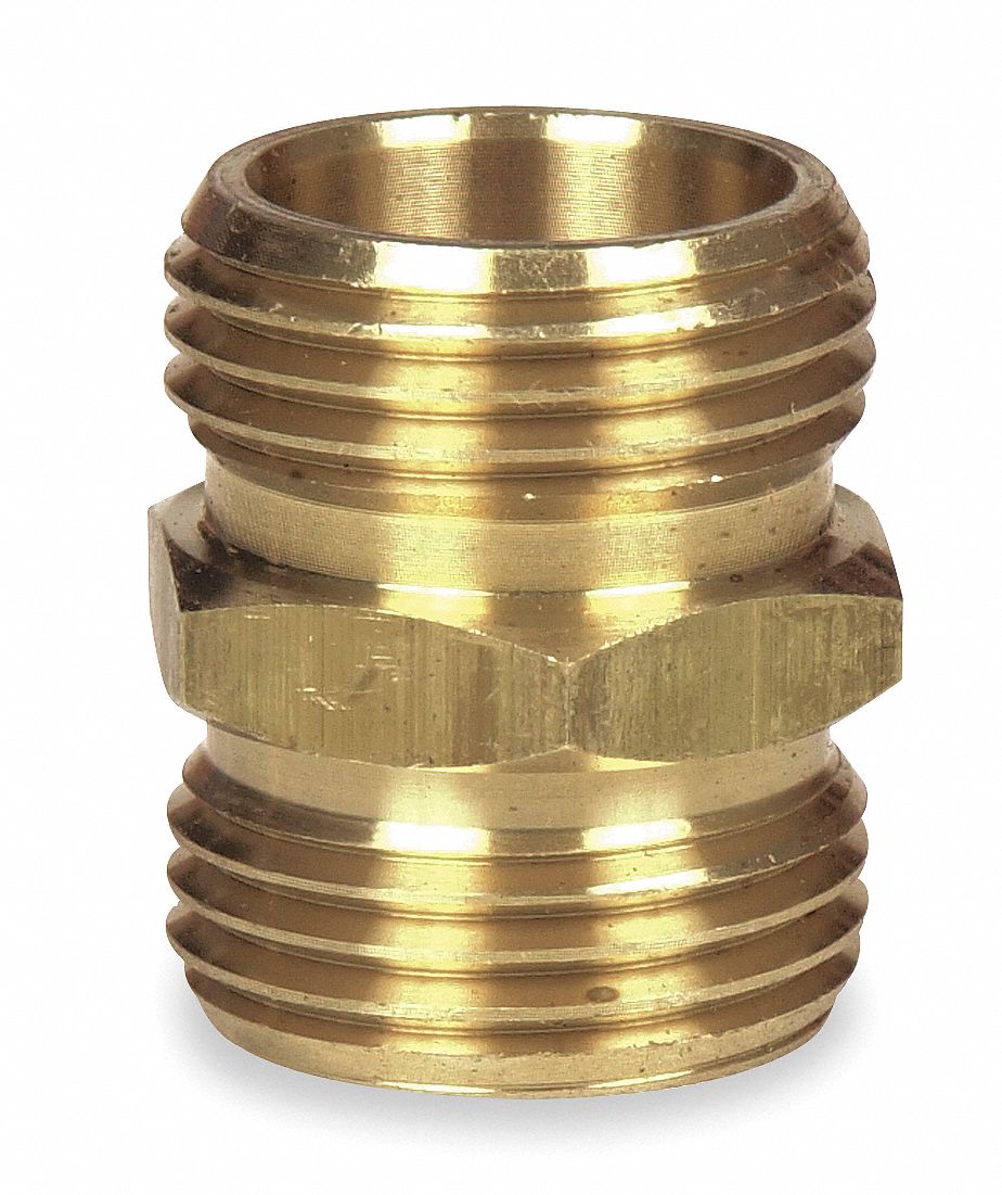 Westward Garden Hose Adapter Fitting Material Brass X Brass