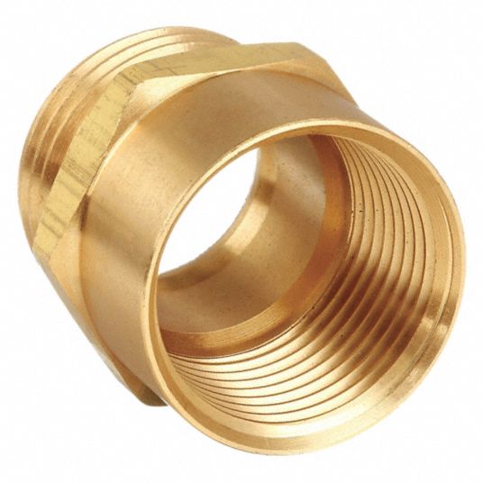 3/4 in x 3/4 in Fitting Size, Female x Male, Garden Hose Adapter