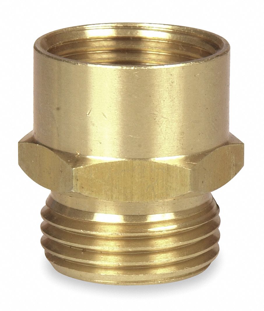 Westward Garden Hose Adapter Fitting Material Brass X Brass