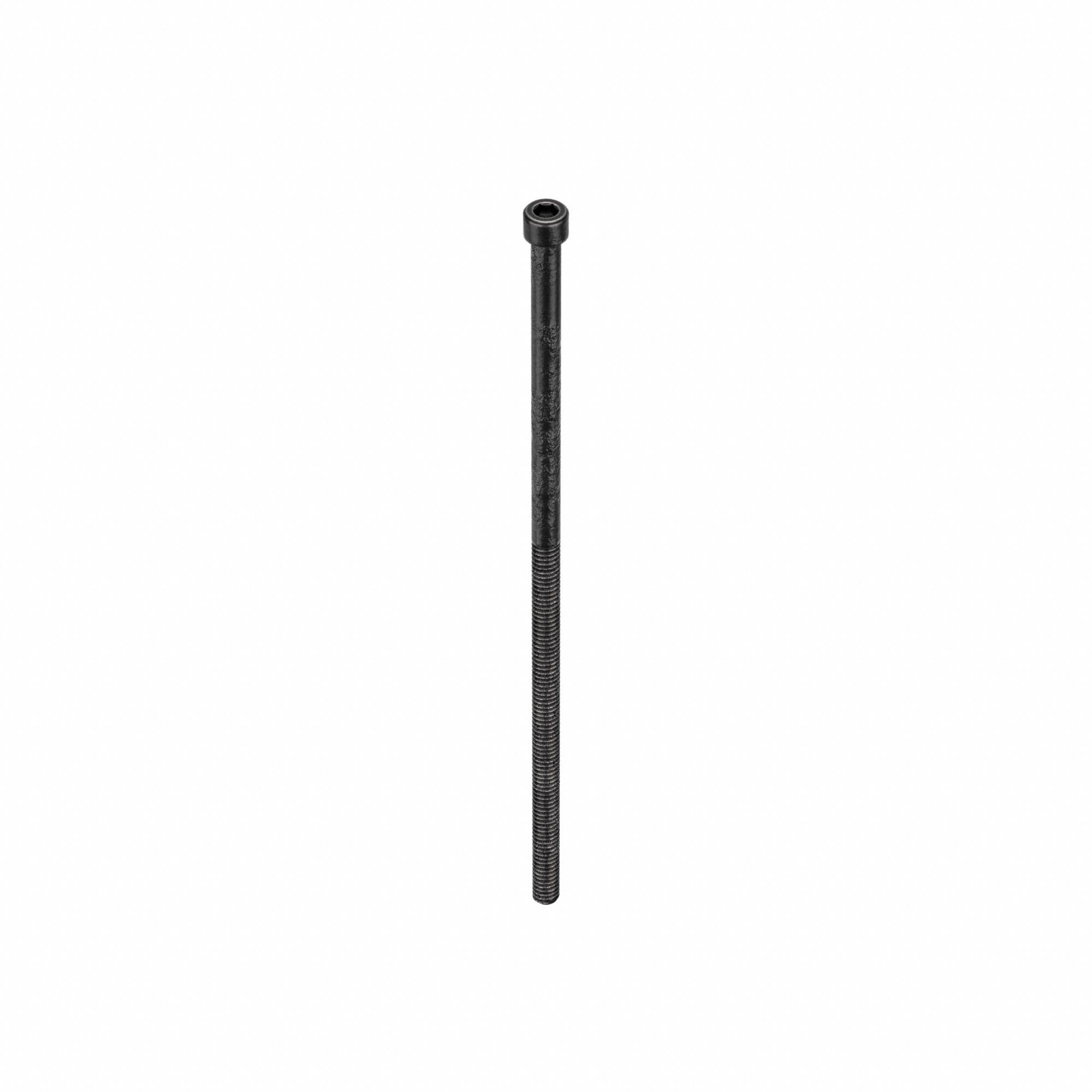Socket Head Cap Screw: 1/4"-20 Thread Size, 7 1/2 in Lg, Std, Black Oxide, Alloy Steel, 5 PK