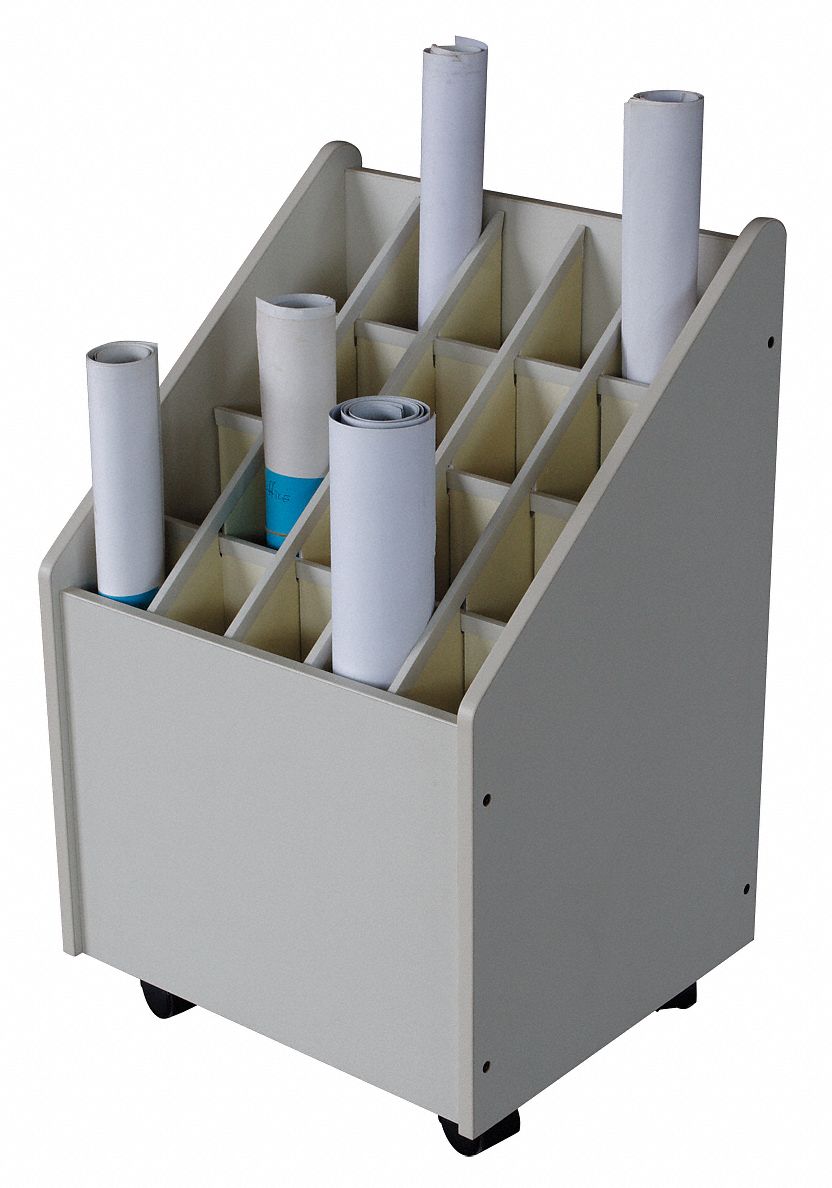 4KH33 - Mobile Roll File 20 Compartments