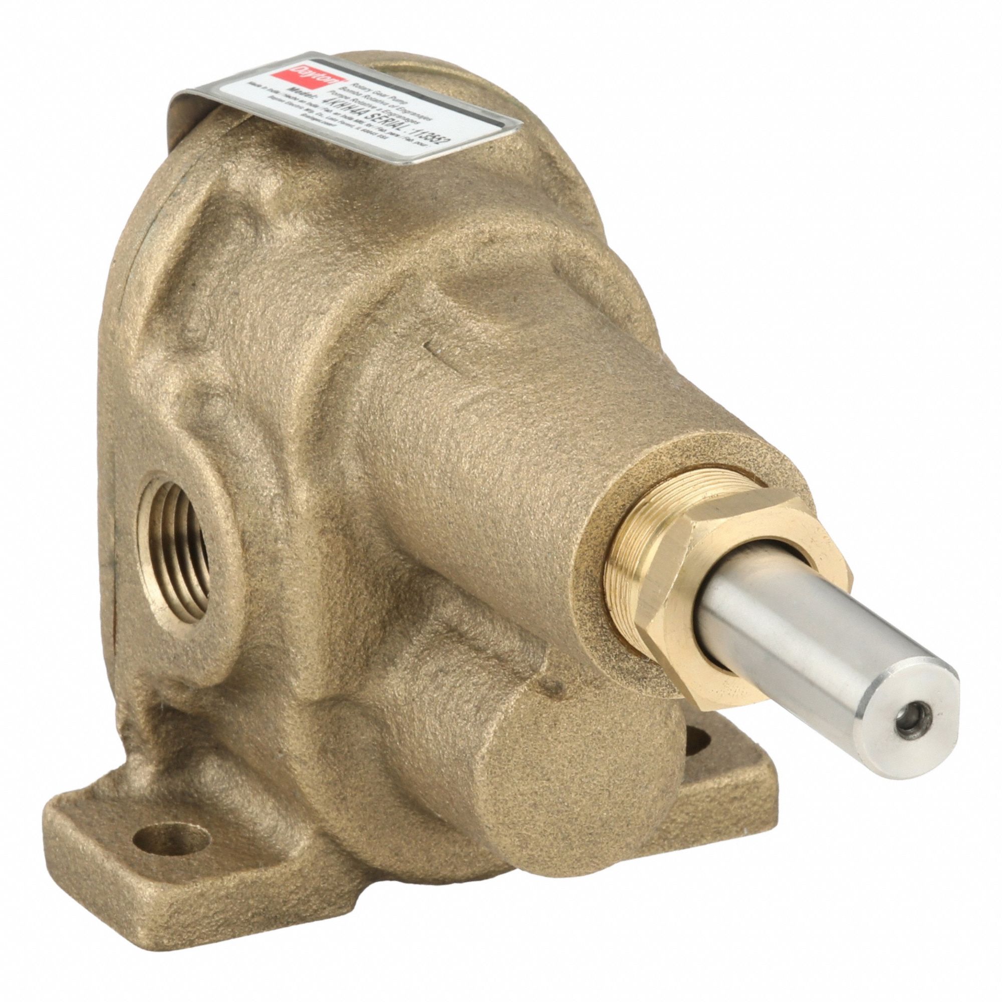 DAYTON, Magnetic Drive, Bronze Body, Rotary Gear Pump Head - 4KHH4