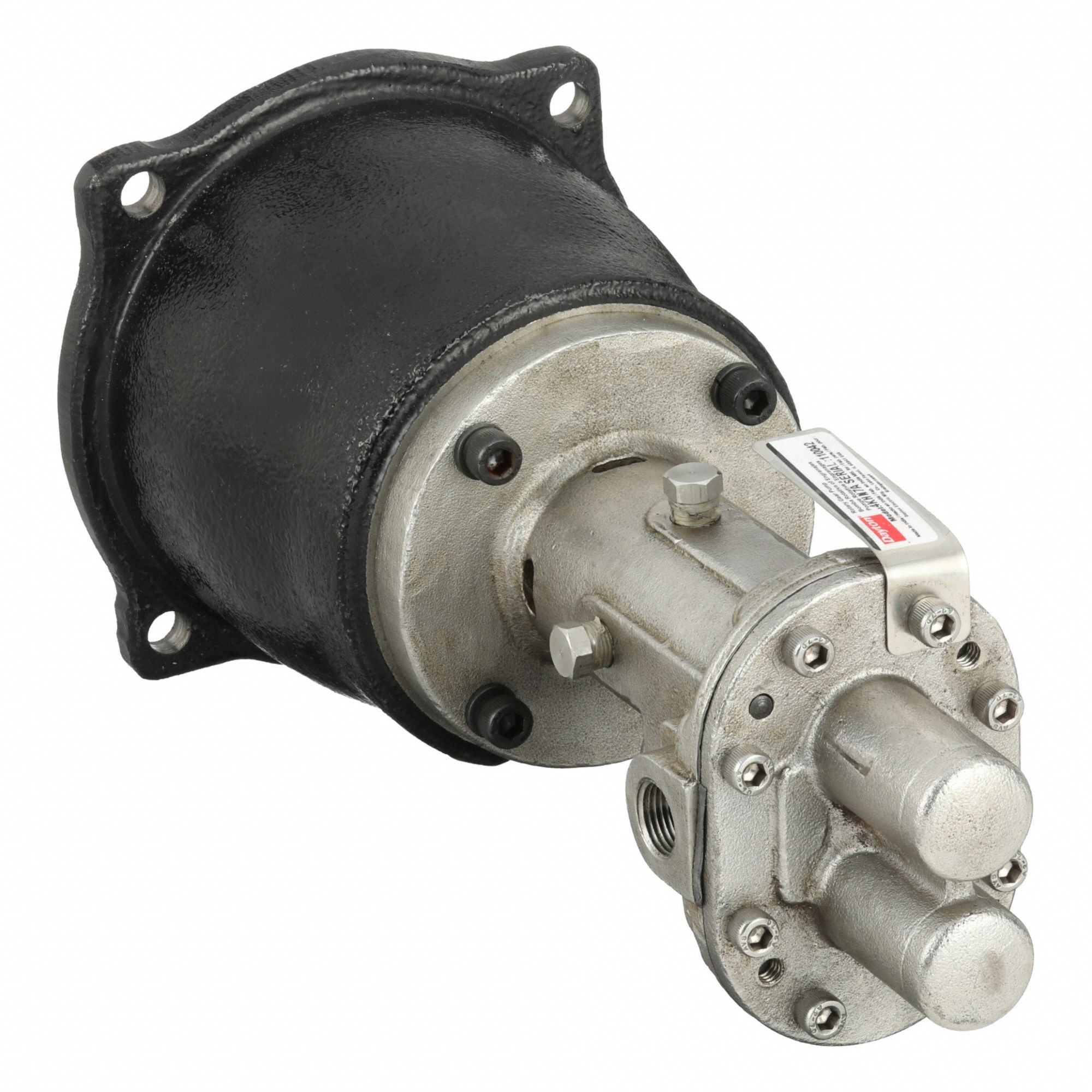 Rotary Gear Pump Head: Direct Drive, 316 Stainless Steel, 3/8" FNPT, PPS, 316 SS, 1 hp Req.