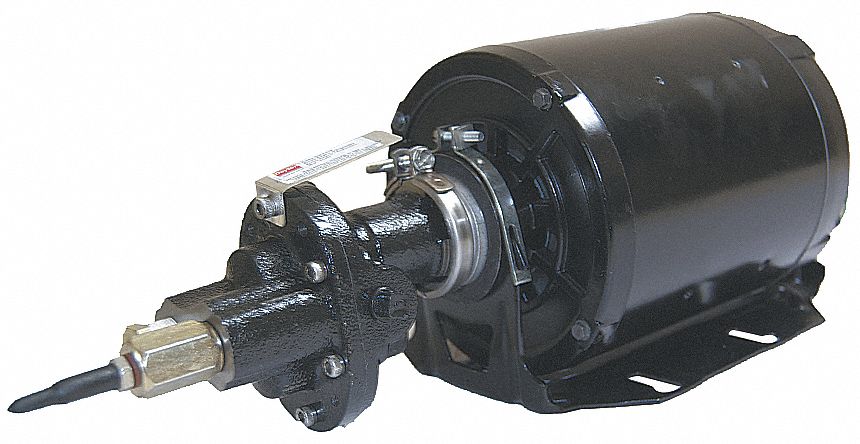 DAYTON Rotary Gear Pump, 100 psi, Cast Iron, 1/3 HP, Phase 4KHP6