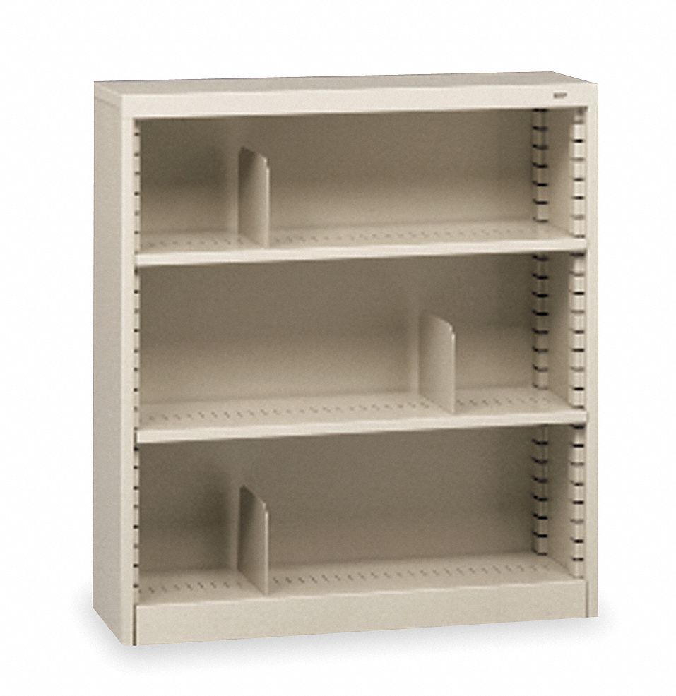 TENNSCO, Unassembled, 3 Shelves, Stationary Bookcase - 4KJ21|B-4200P ...