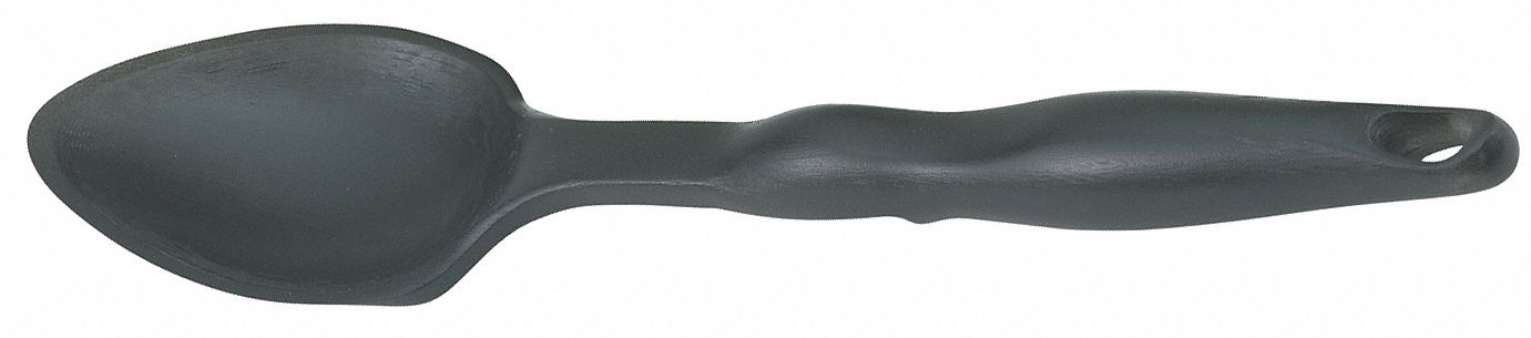 SOLID HIGH HEAT SPOON,BLACK