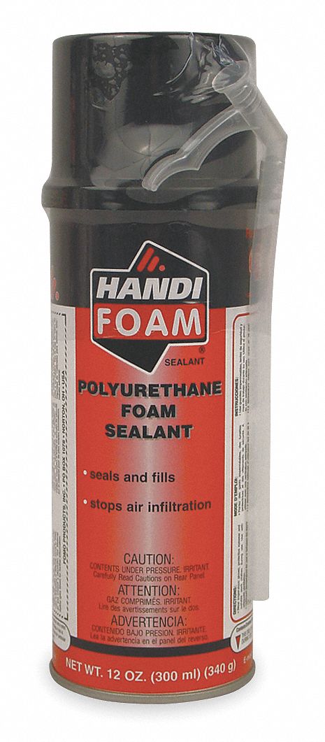 HANDI-FOAM Insulating Spray Foam Sealant: 1 Components, 12 oz Size