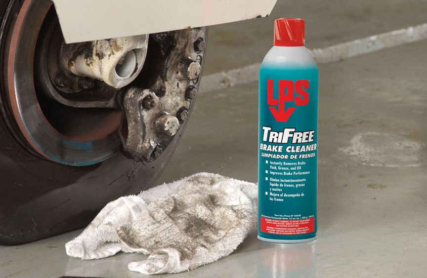 LPS Brake Cleaner and Degreaser, Aerosol Can, 20 oz, Flammable, Non