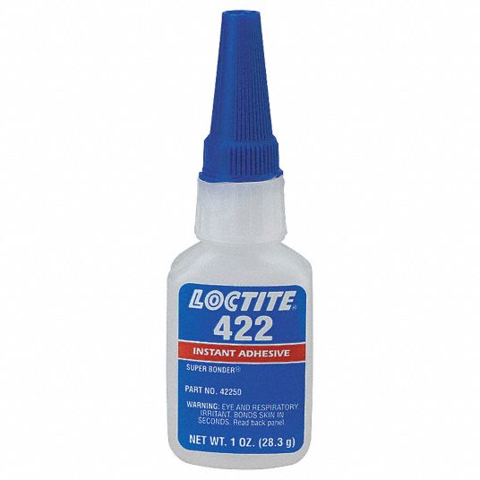 LOCTITE, 422, Plastics, Instant Adhesive - 4KL88|233927 - Grainger