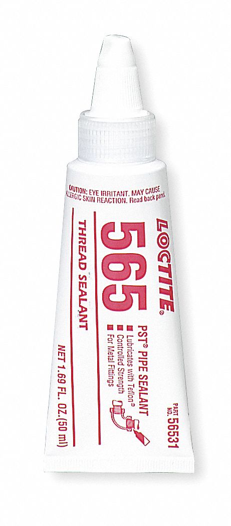 PIPE THREAD SEALANT, 565, 1.7 FL OZ, TUBE, OFF-WHITE, CONTROLLED STRENGTH