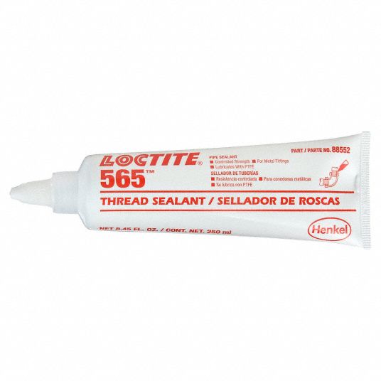 Loctite 565 Thread Sealant 56531, IDH:88551, 50 ml Tube, White