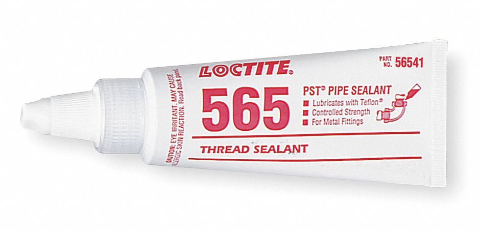 PIPE THREAD SEALANT, 565, 8.5 FL OZ, TUBE, OFF-WHITE, CONTROLLED STRENGTH
