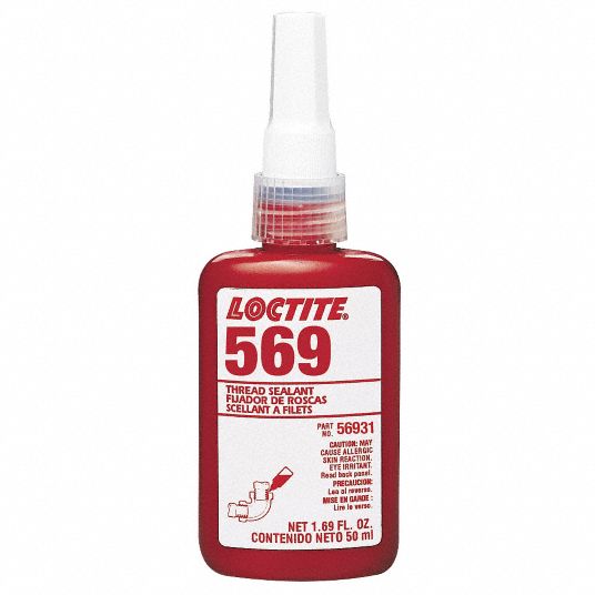 LOCTITE, 569, 1.7 fl oz, Pipe Thread Sealant 4KM18135492 Grainger