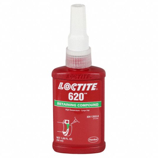 LOCTITE, 620, 1.7 fl oz, Retaining Compound - 4KM33