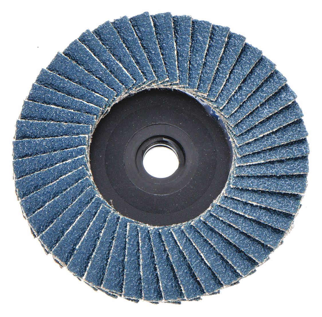 Flap Disc: Type 27, TS, 3 in Dia, Zirconia Alumina, 60 Grit, Coarse, Bobcat Mini