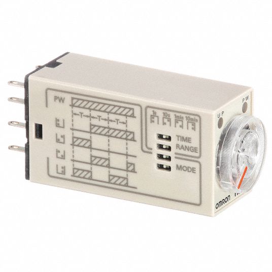 Omron relè 220v 5a h3y-2 timer di 1-60 sec 230v 240v 2 no / nc in