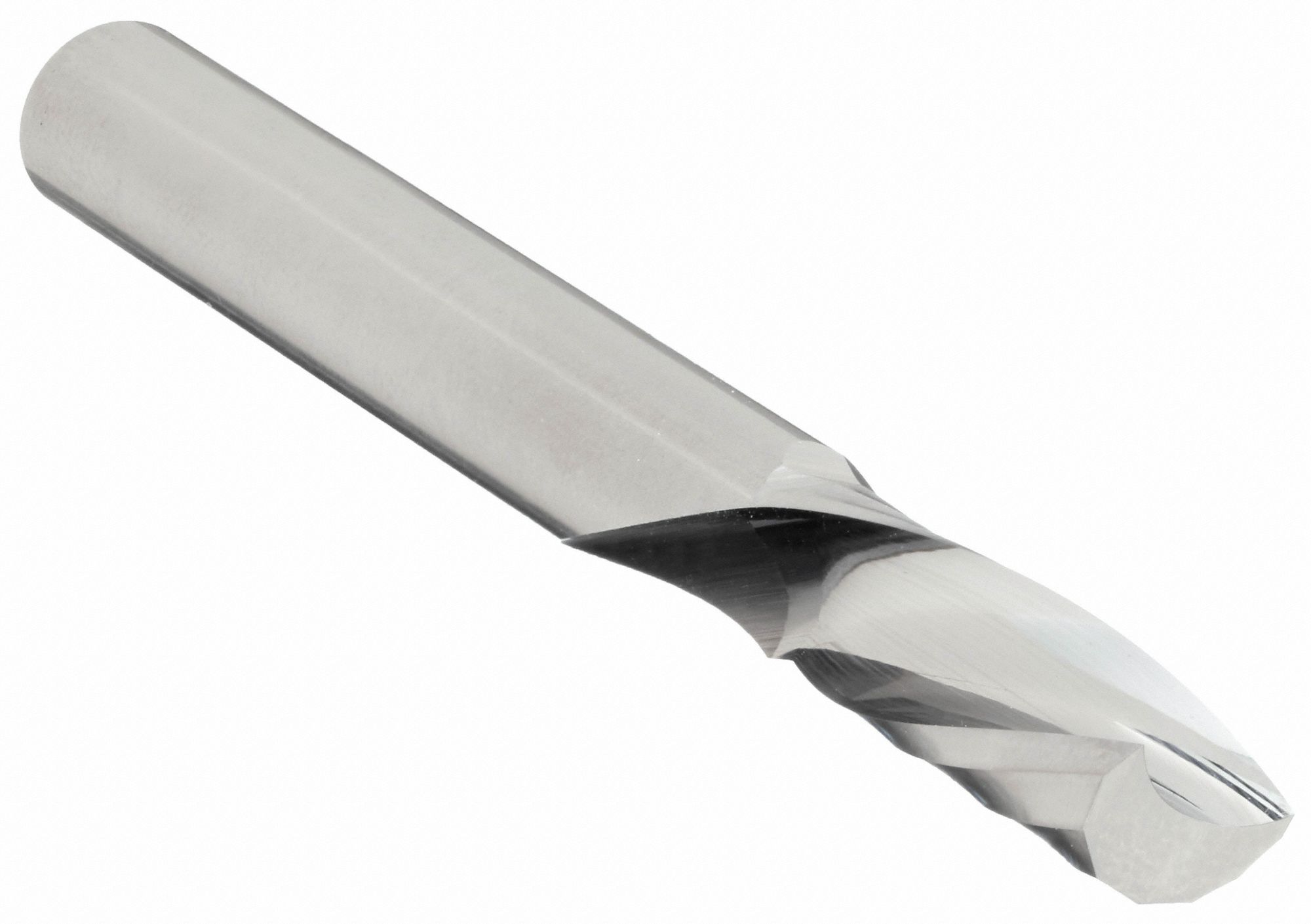 ROUTING END MILL, SPIRAL O-FLUTE UPCUT, SOLID CARBIDE, 3 IN L, ⅜ IN DIA, RIGHT-HAND