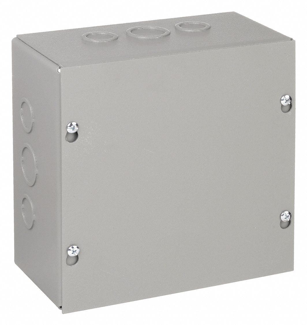 ENCLOSURE, 8 IN NOMINAL H, 8 IN NOMINAL W, 6 IN NOMINAL D, 8 IN OVERALL H, 1, STEEL, SC