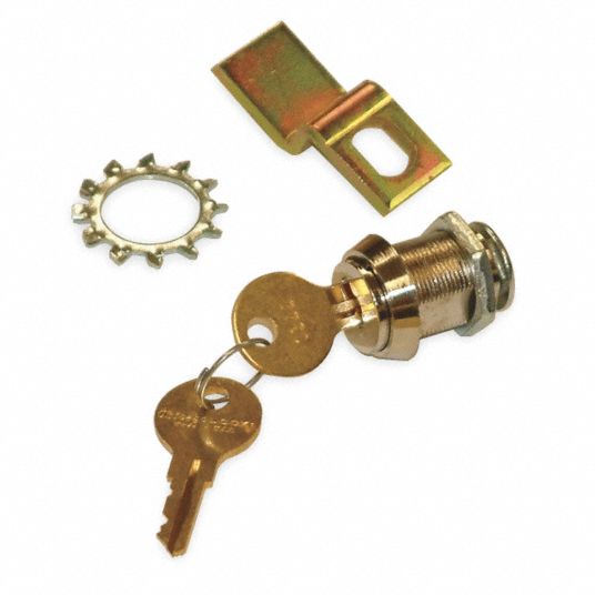 WIEGMANN Cylinder Lock, For Use With Large Enclosures, Keyed